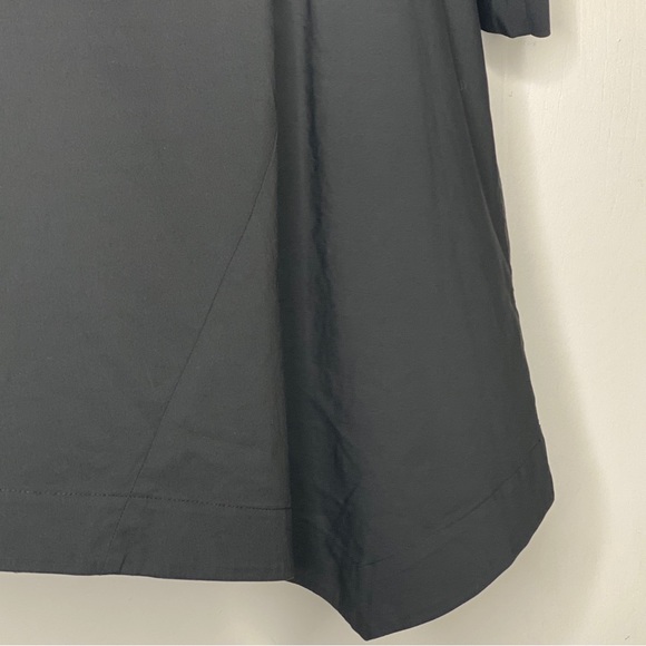 J Jill Lagenlook Asymmetric Tunic Top Blouse Womens Small Button Back 3/4 Sleeve - Picture 3 of 9